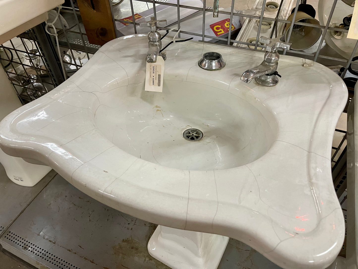 Cast Iron Pedestal Sink