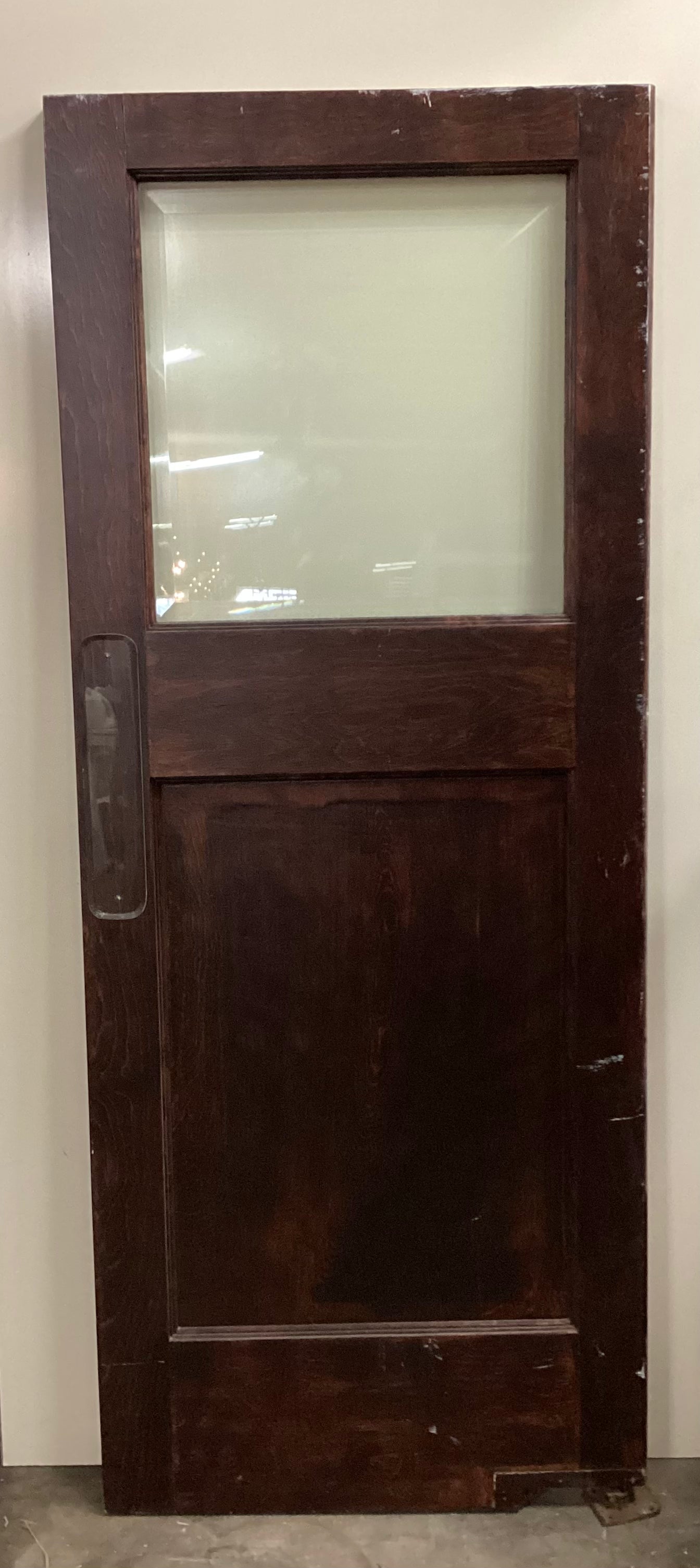 Swing Door With Beveled Glass Window
