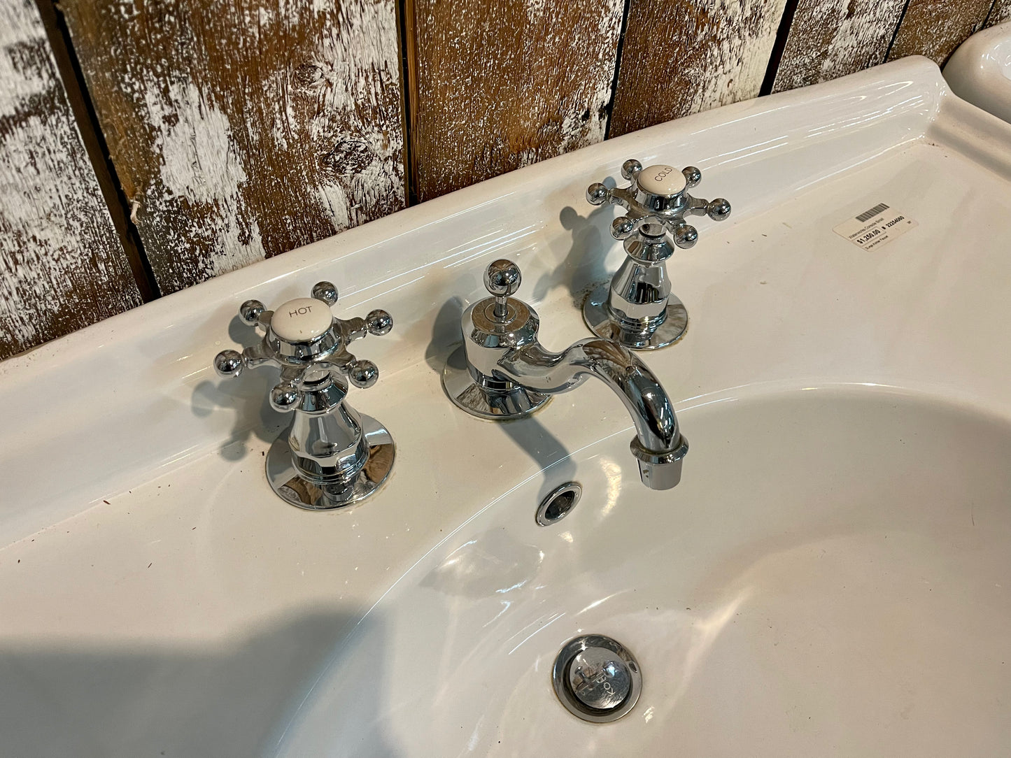 Waterworks Console Sink with Faucet