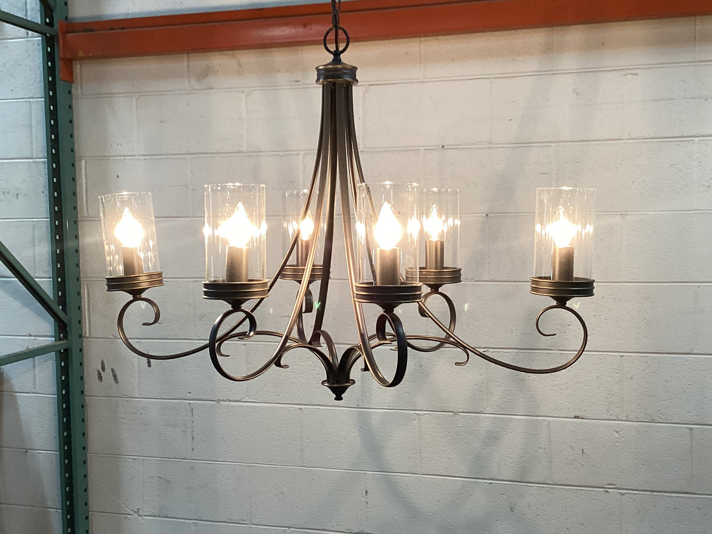 Six Bulb Chandelier