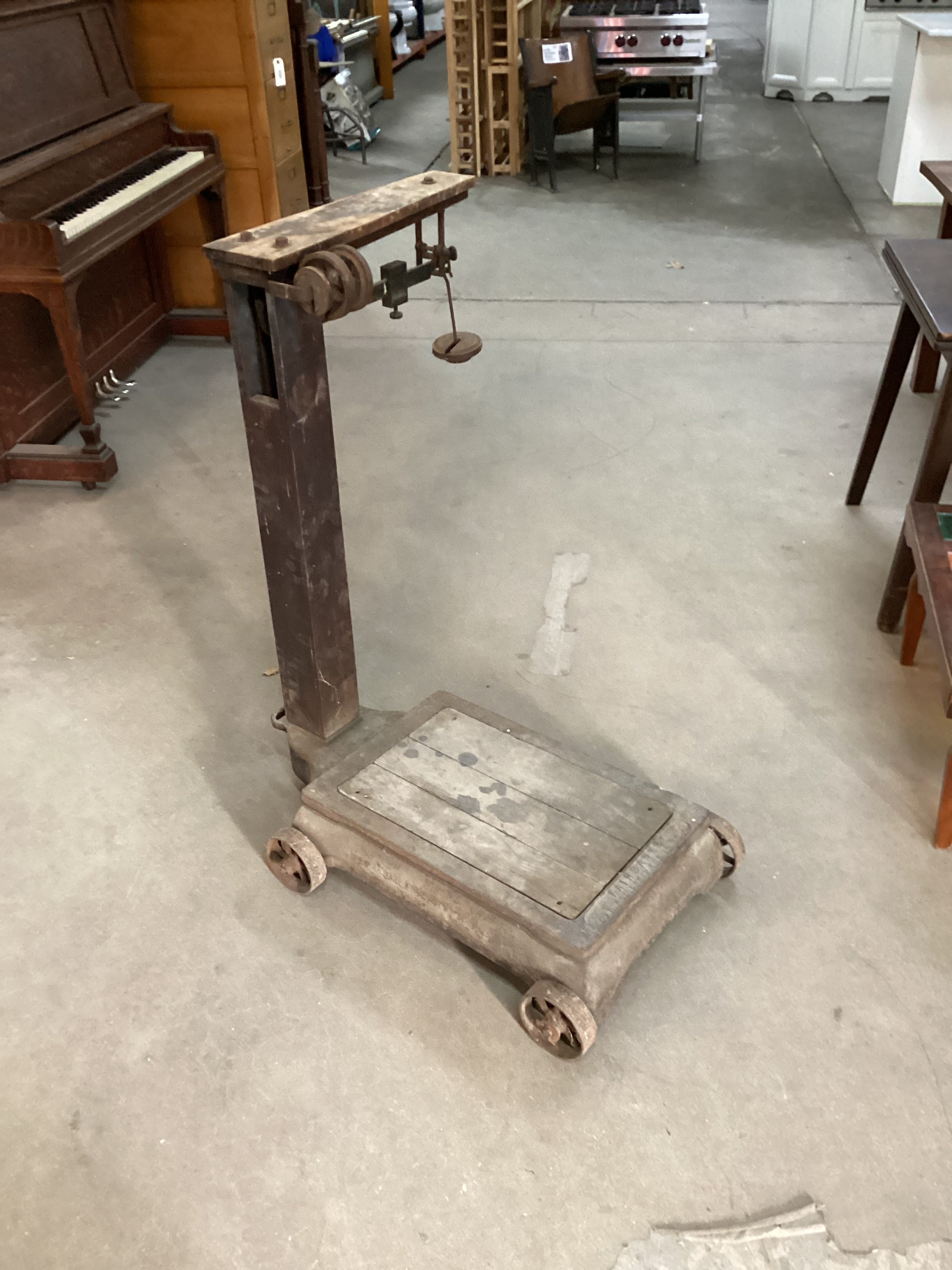 Vintage Antique 500 lb. Fairbanks Grain Scale