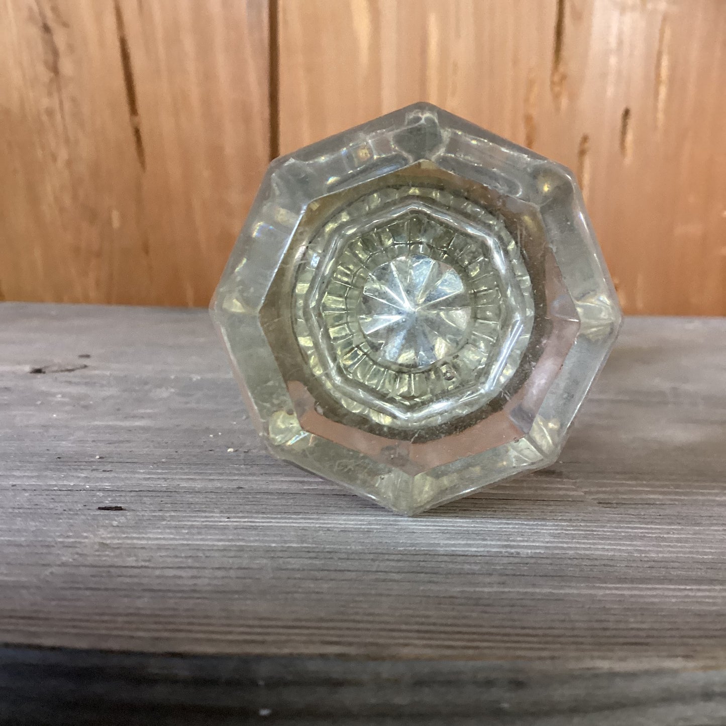 Vintage Glass Doorknob Set