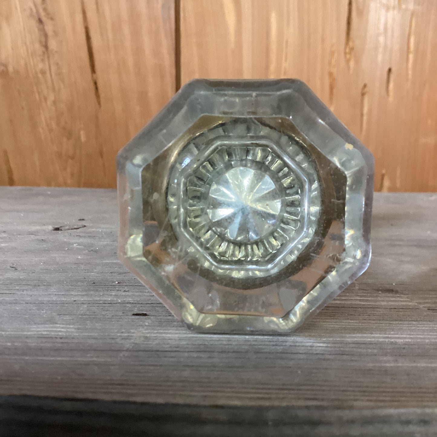 Vintage Glass Doorknob Set