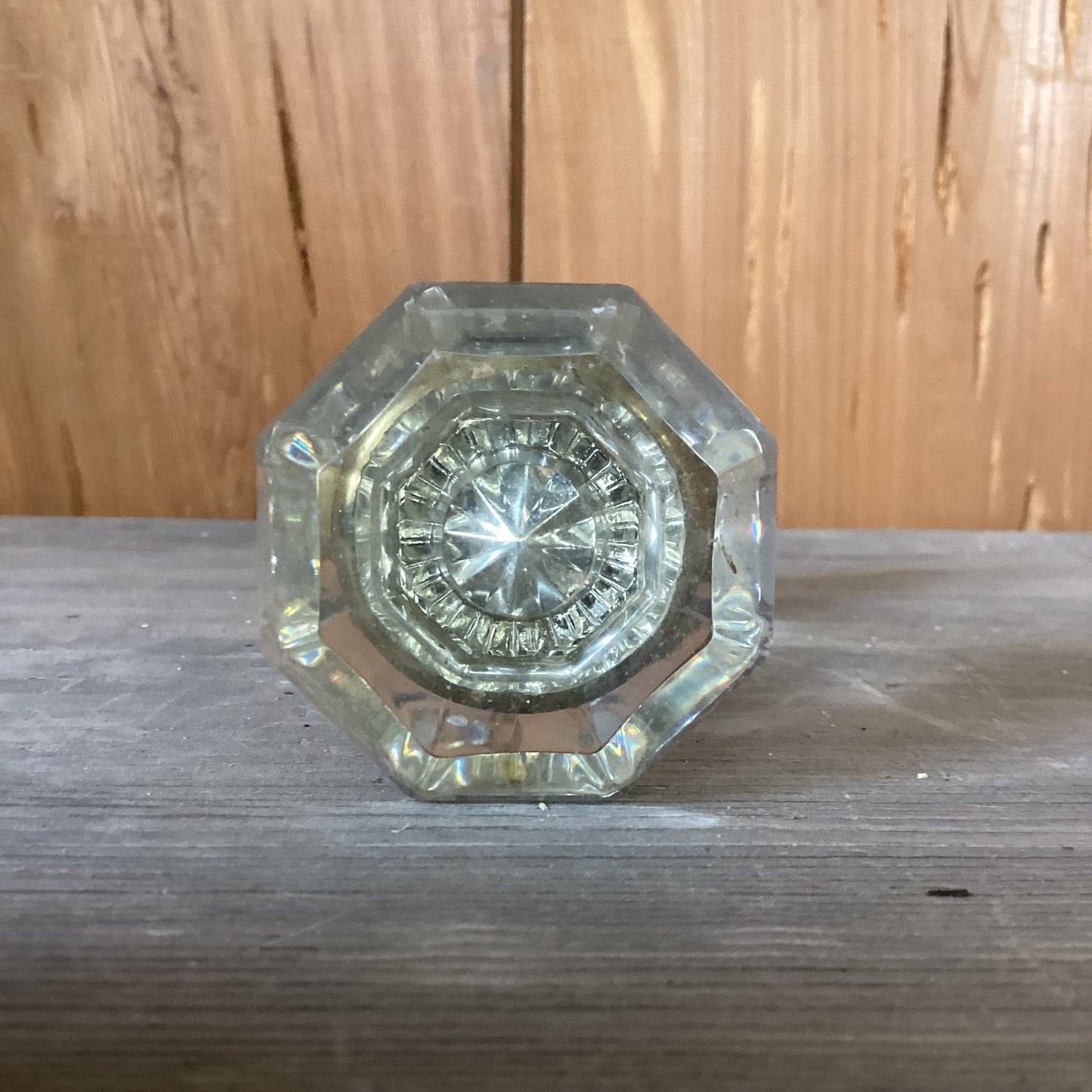 Vintage Glass Doorknob Set