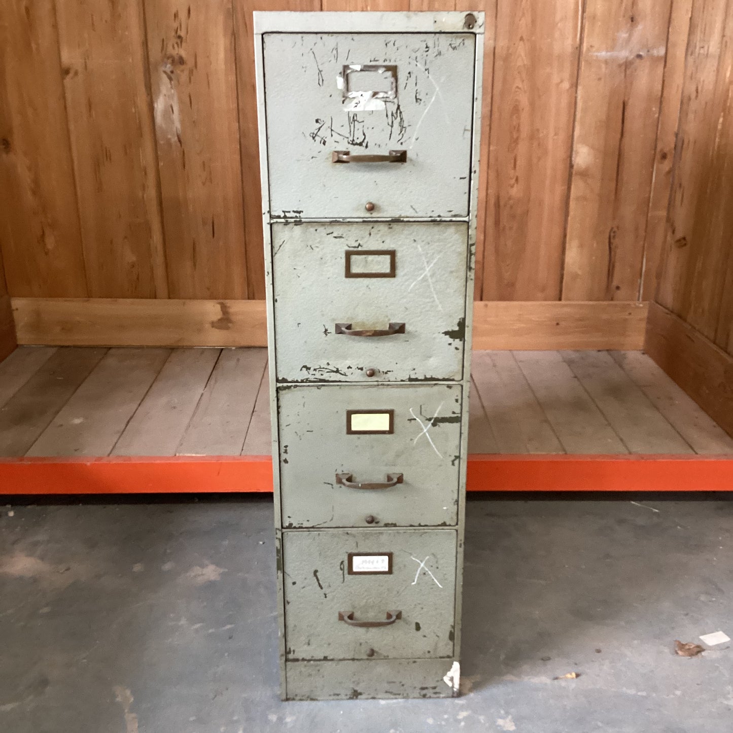 Vintage Metal Filing Cabinet