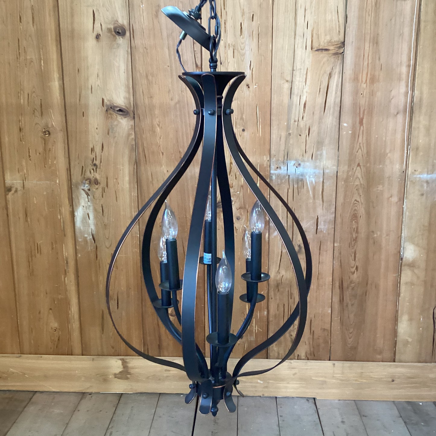 Six Bulb Chandelier