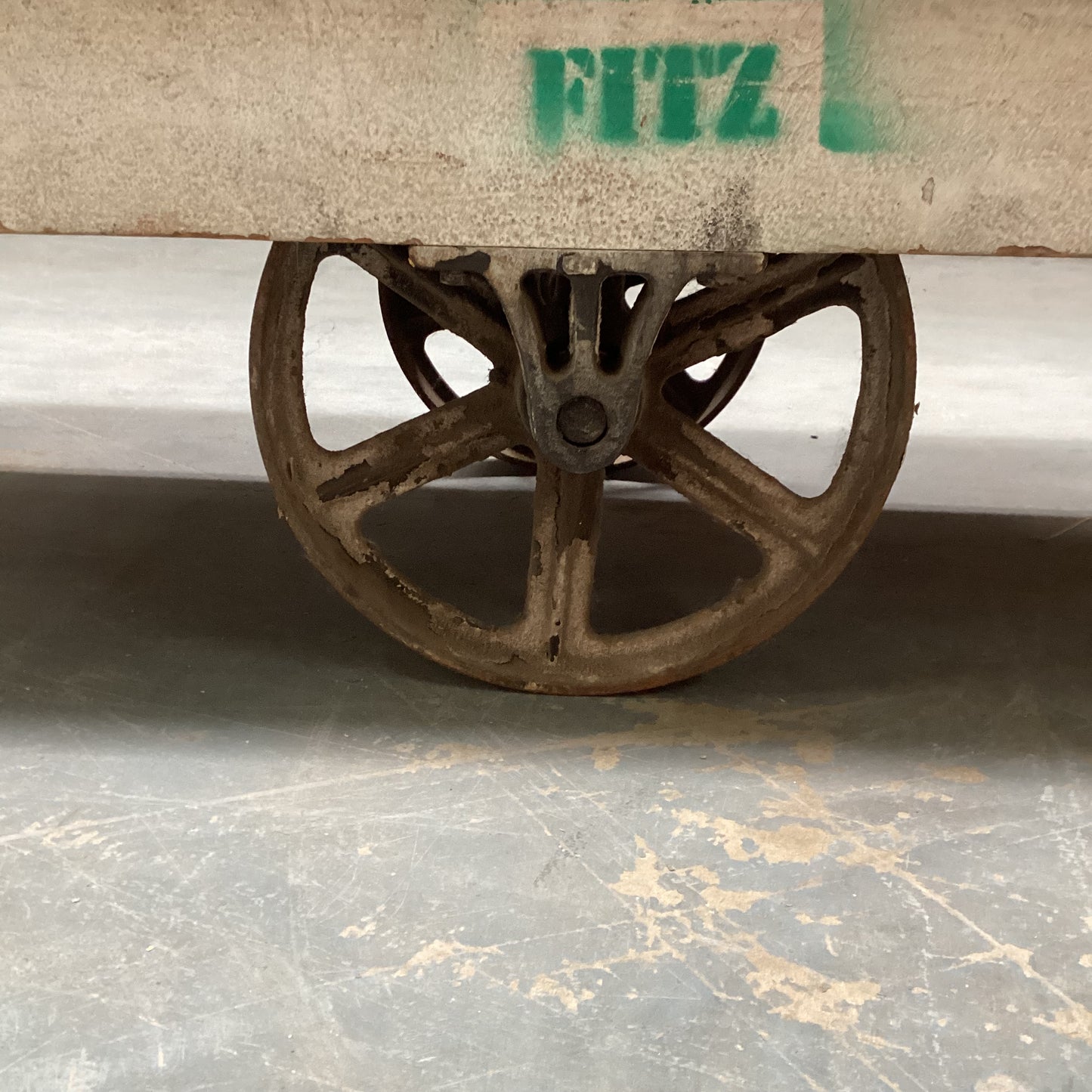 Antique Factory Cart