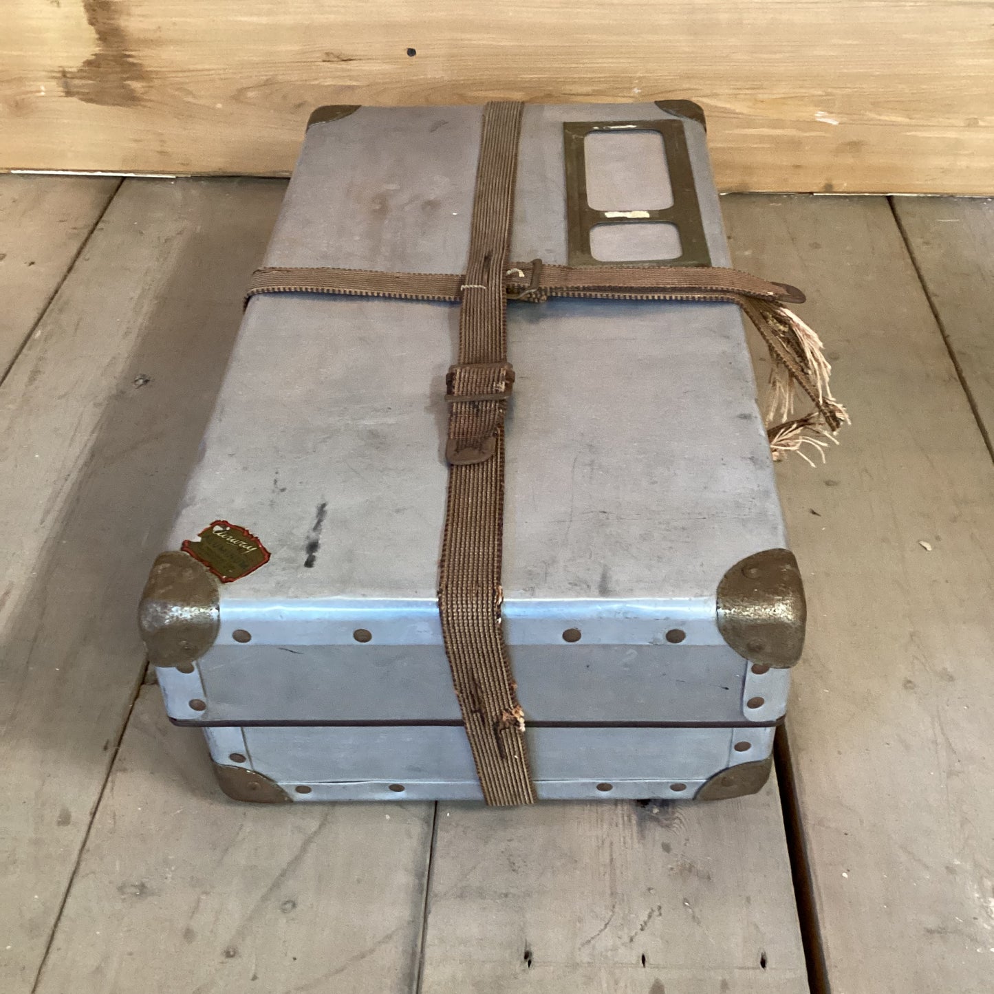 Vintage Metal Shipping Box