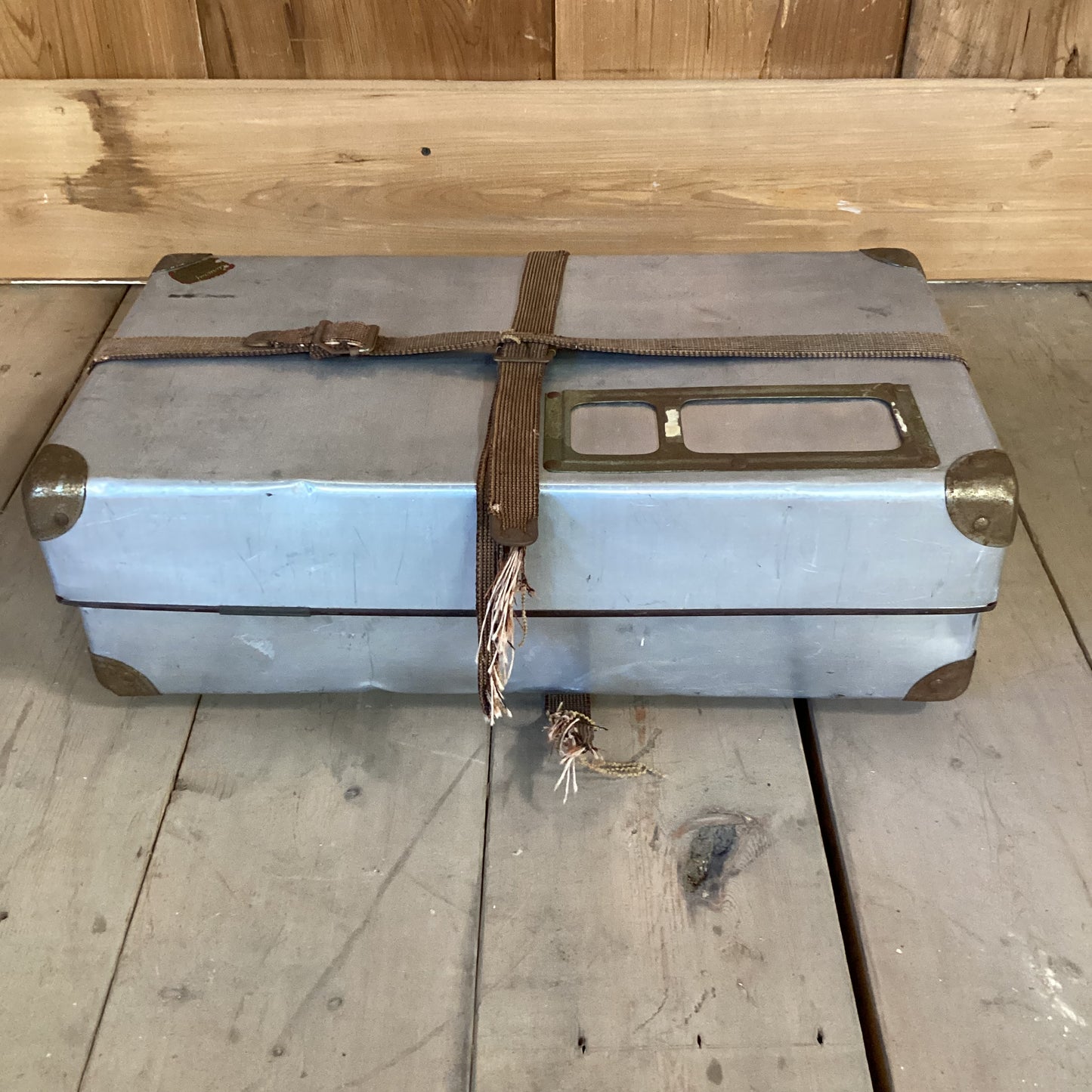 Vintage Metal Shipping Box