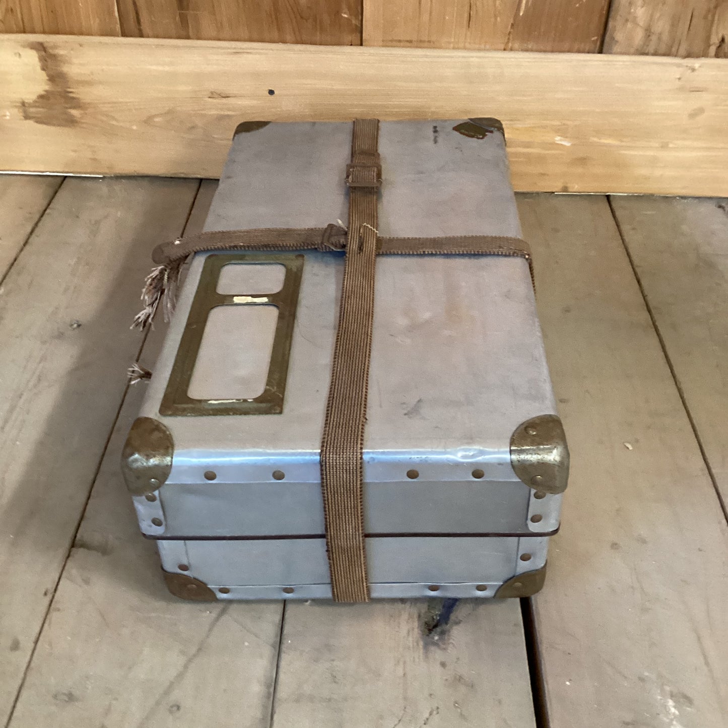 Vintage Metal Shipping Box