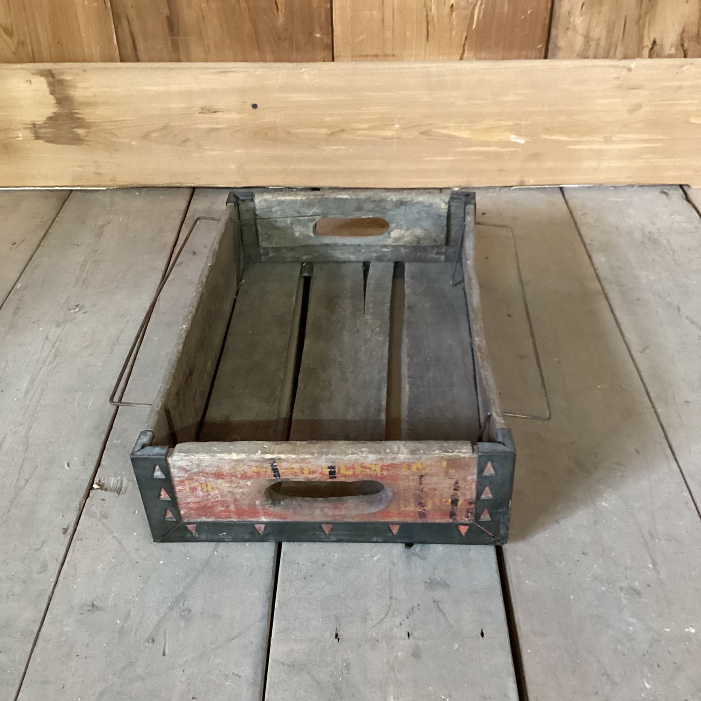 Vintage Wooden Cola Crate