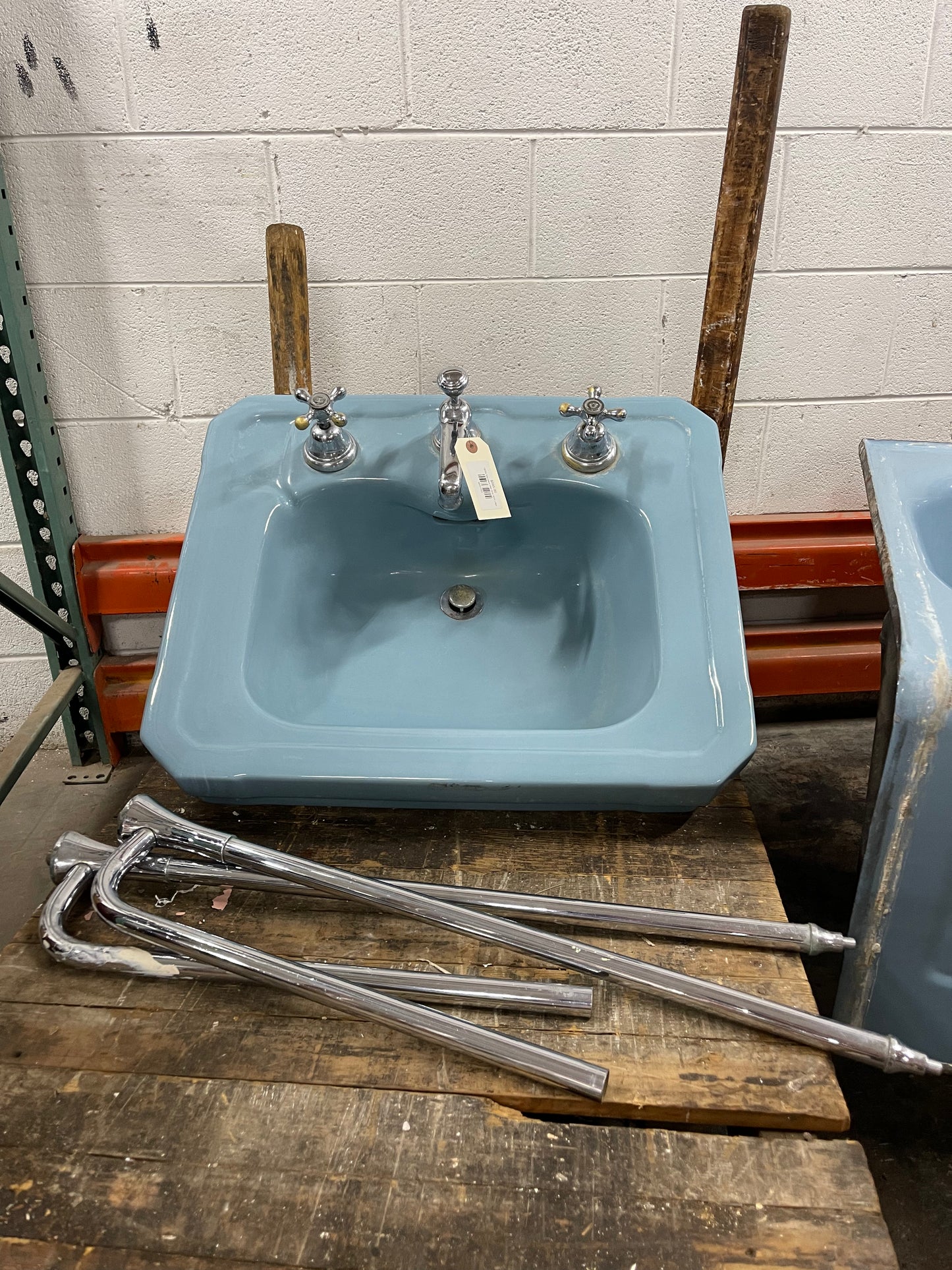 1930s Standard Wall Sink With Legs