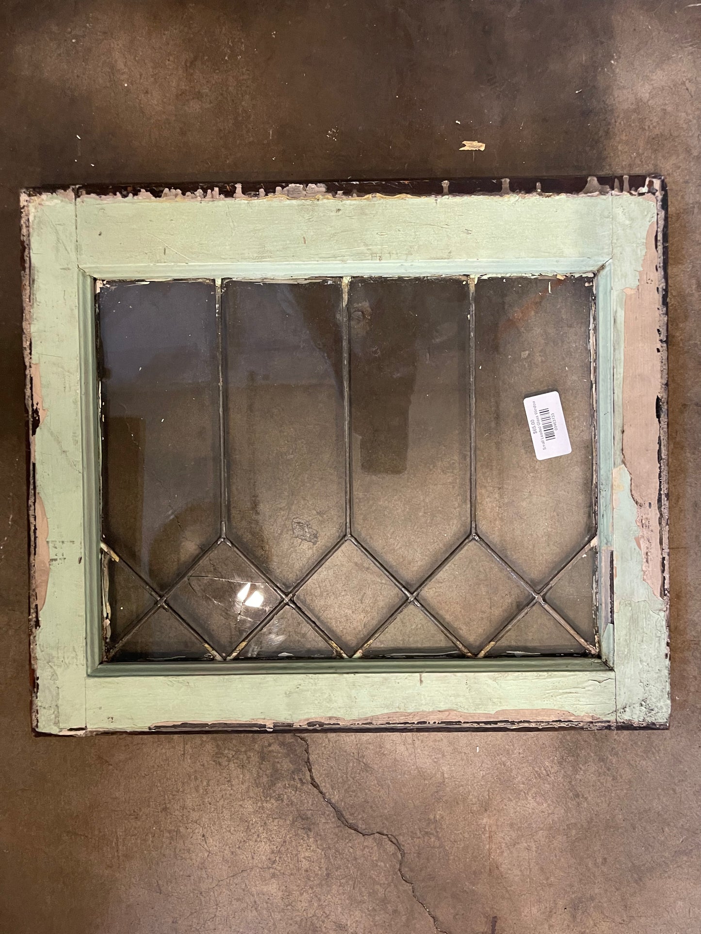 Small Leaded Glass Window