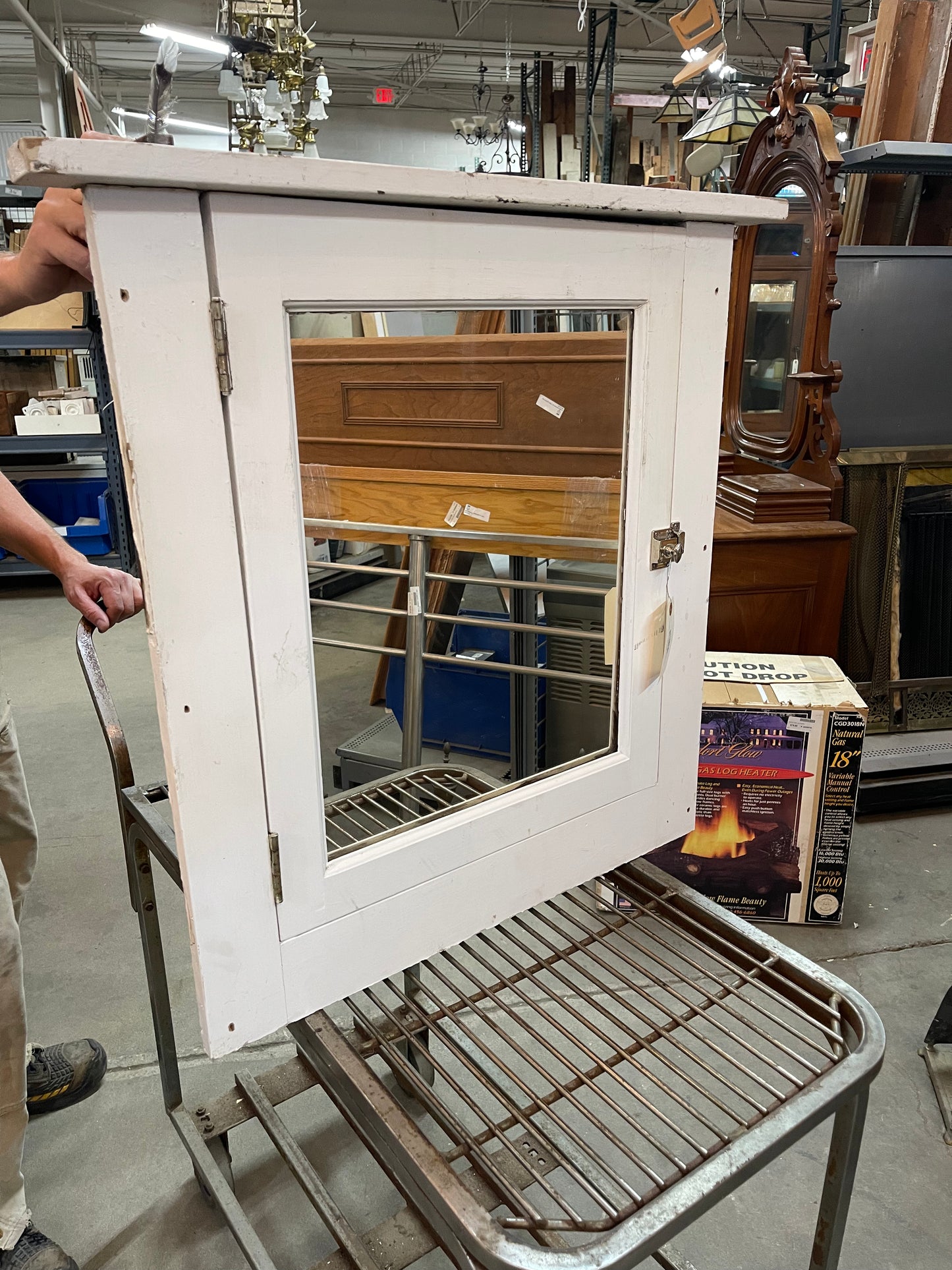 Mirrored Built-In Medicine Cabinet