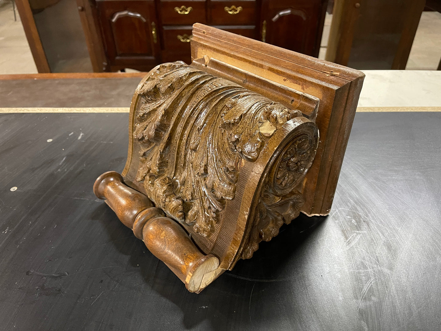 Carved Wood Corbel