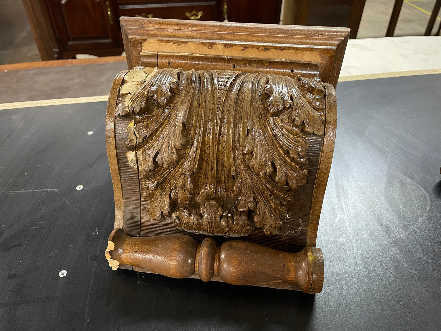 Carved Wood Corbel