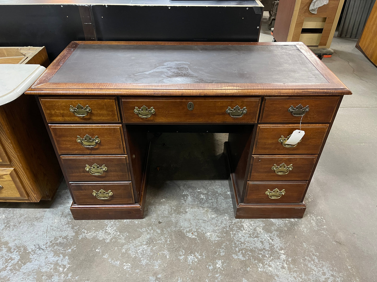 Leather Top Desk