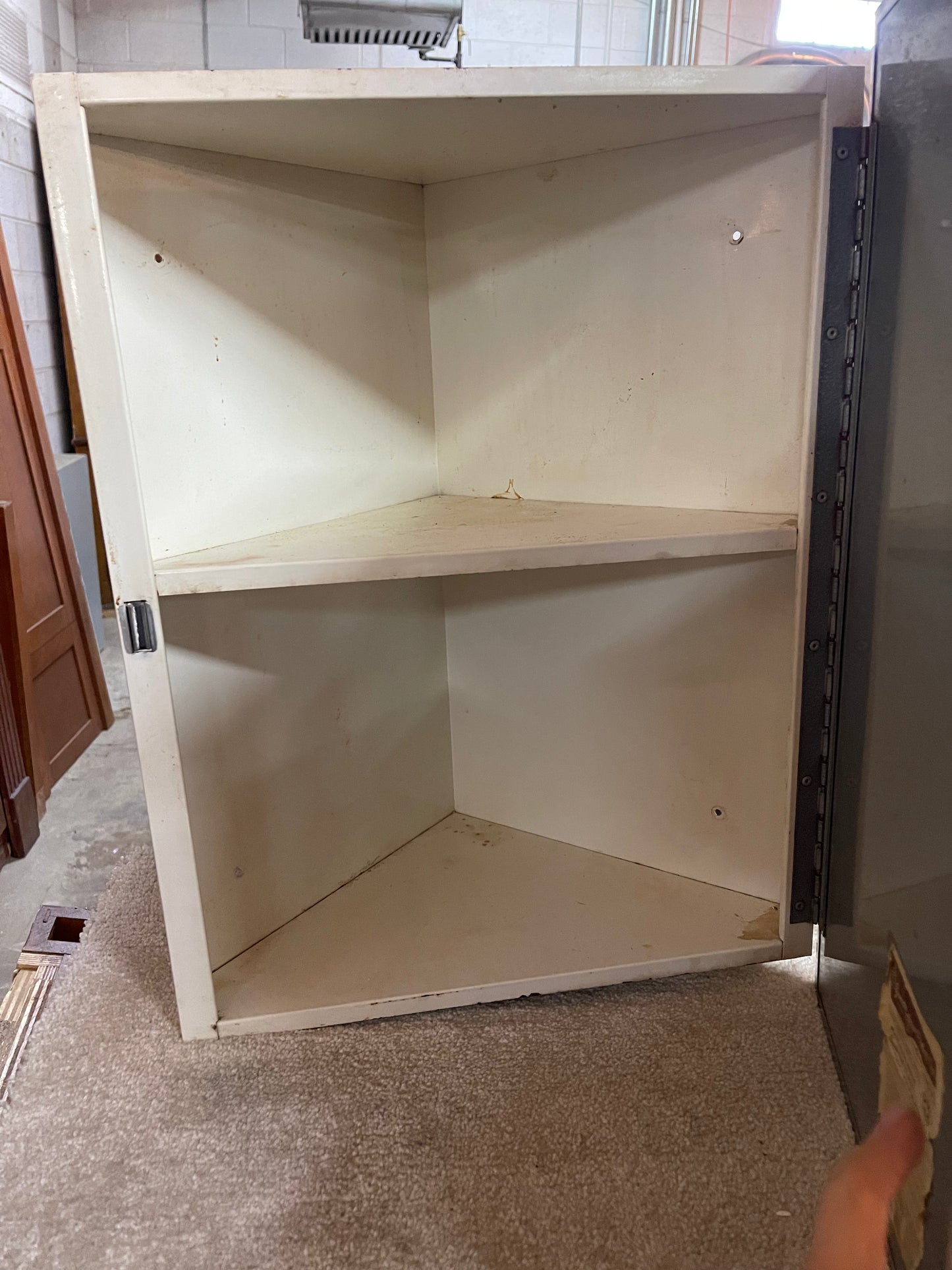 Vintage Corner Medicine Cabinet