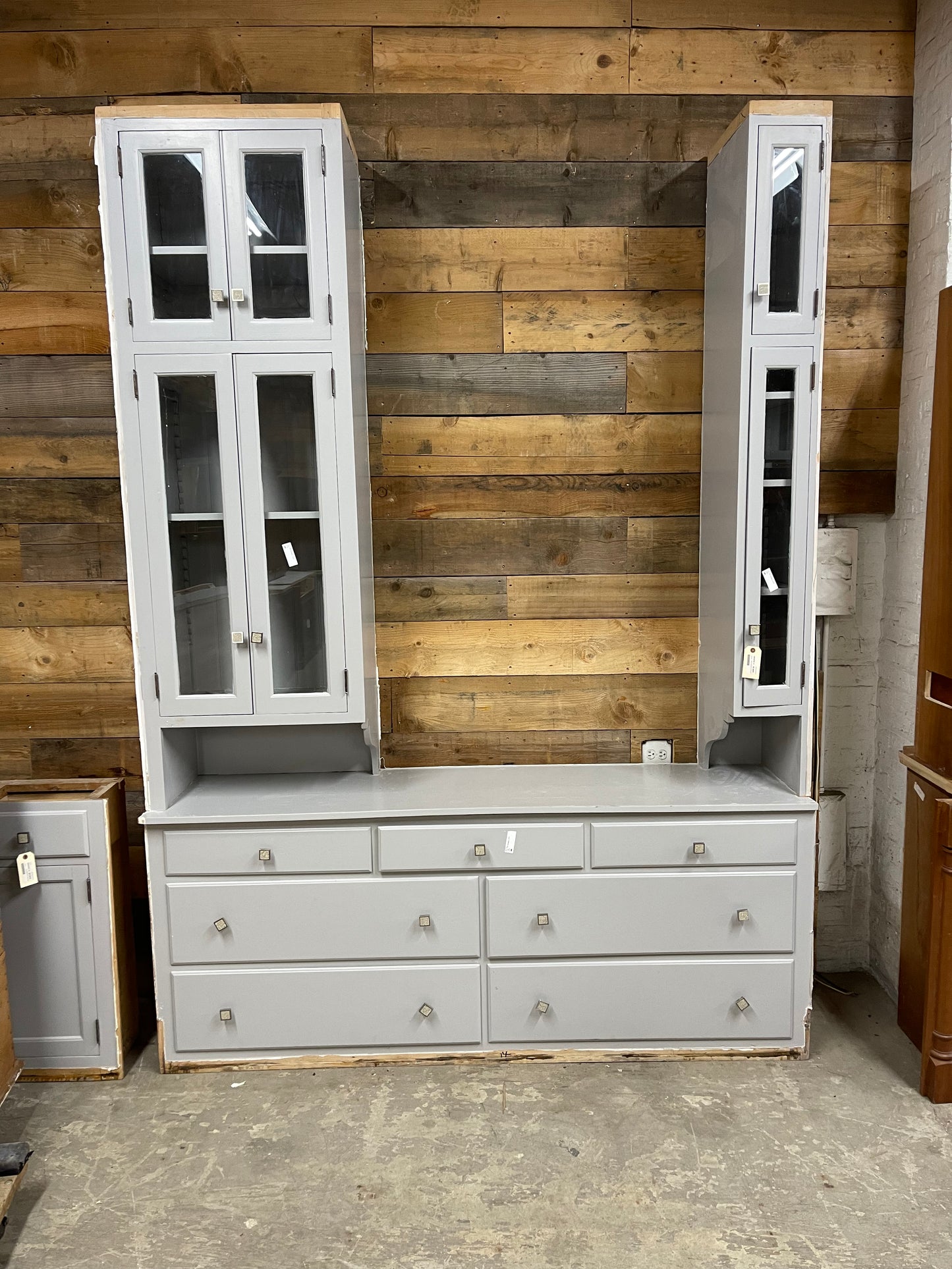 3pc Built-In w/Glass Uppers