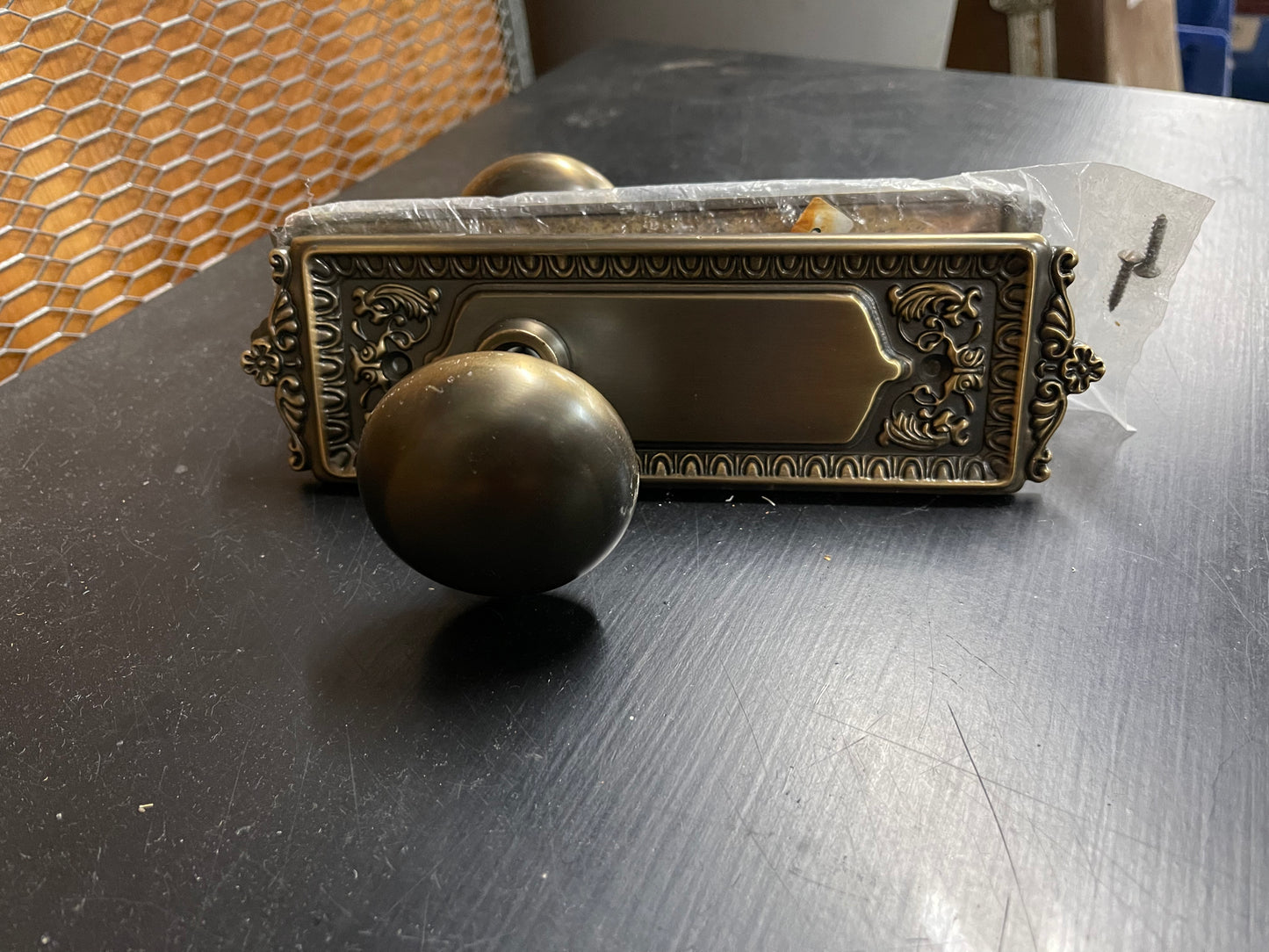 Brass Door Knob Set