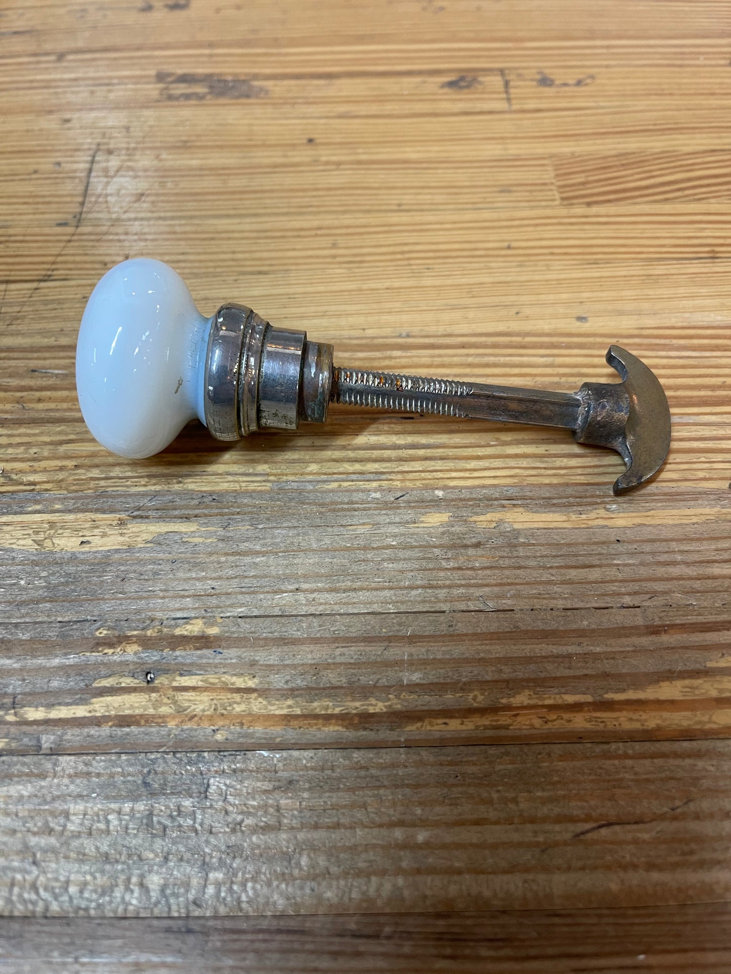 Antique Milk Glass Dummy Knob