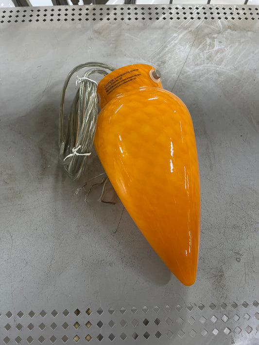 Orange Pendant Light