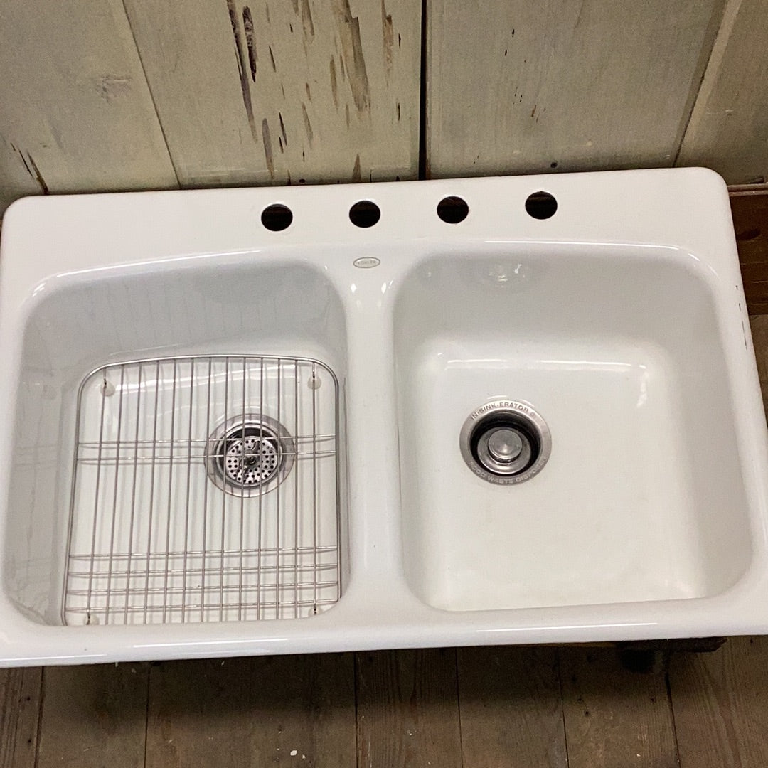 Double Basin Kitchen Sink