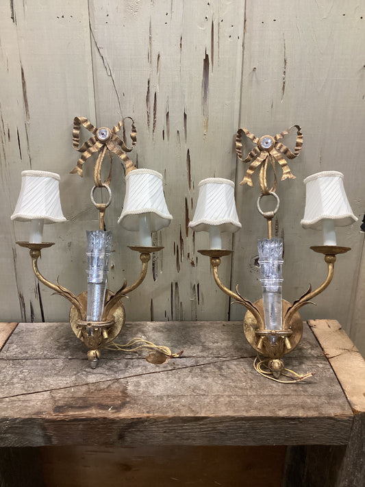 Brass 2-Lite Sconce