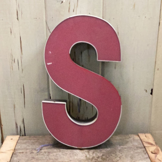 Outdoor Sign Letter S