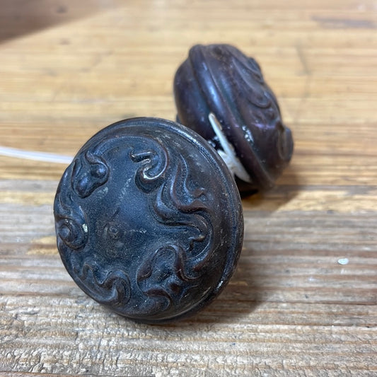 Antique Corbin Door Knob Set