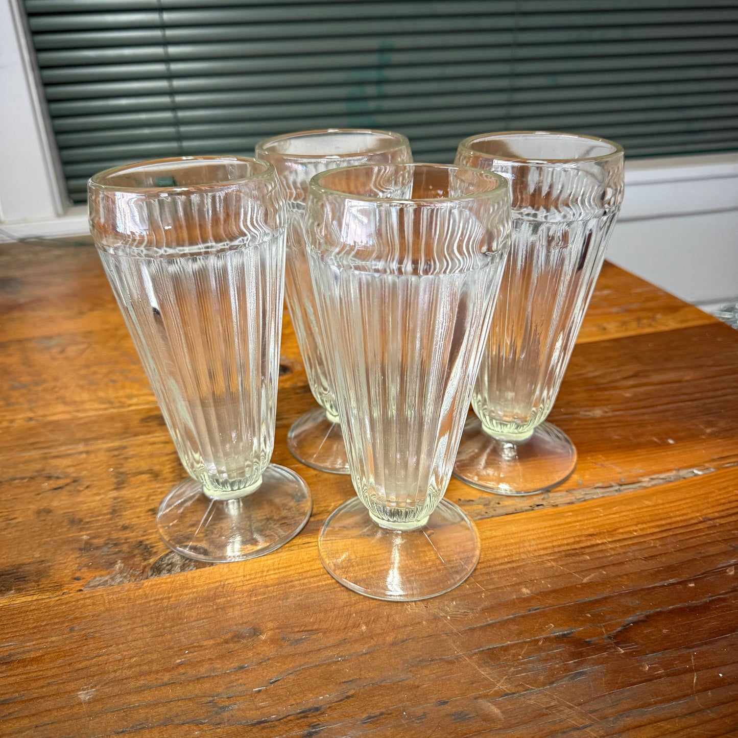 Vintage Sundae Soda Fountain Glass