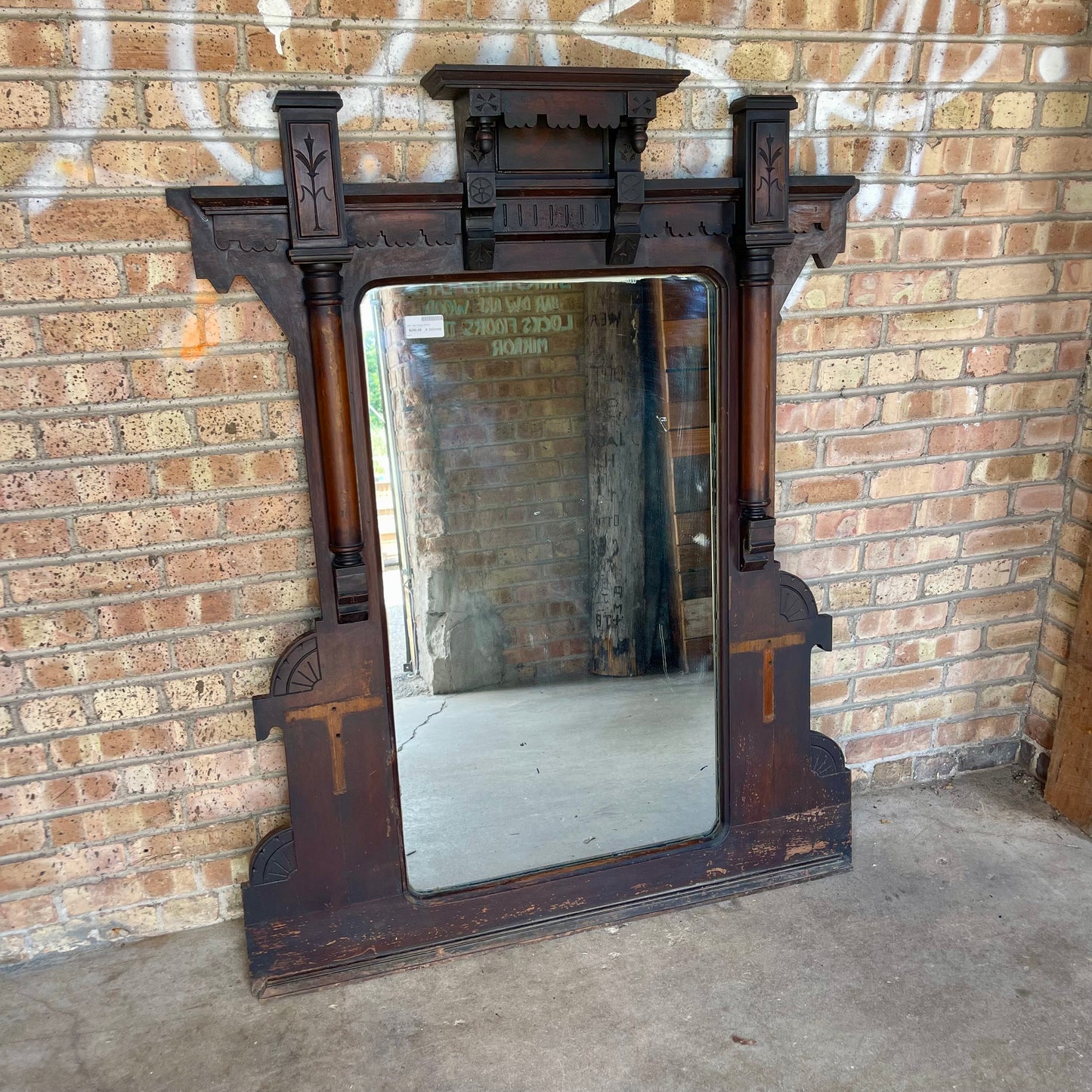 Antique Hall Mirror
