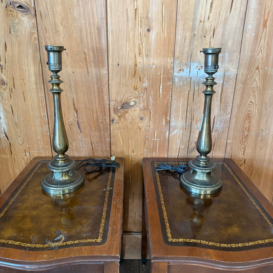 Vintage Brass Table Lamp