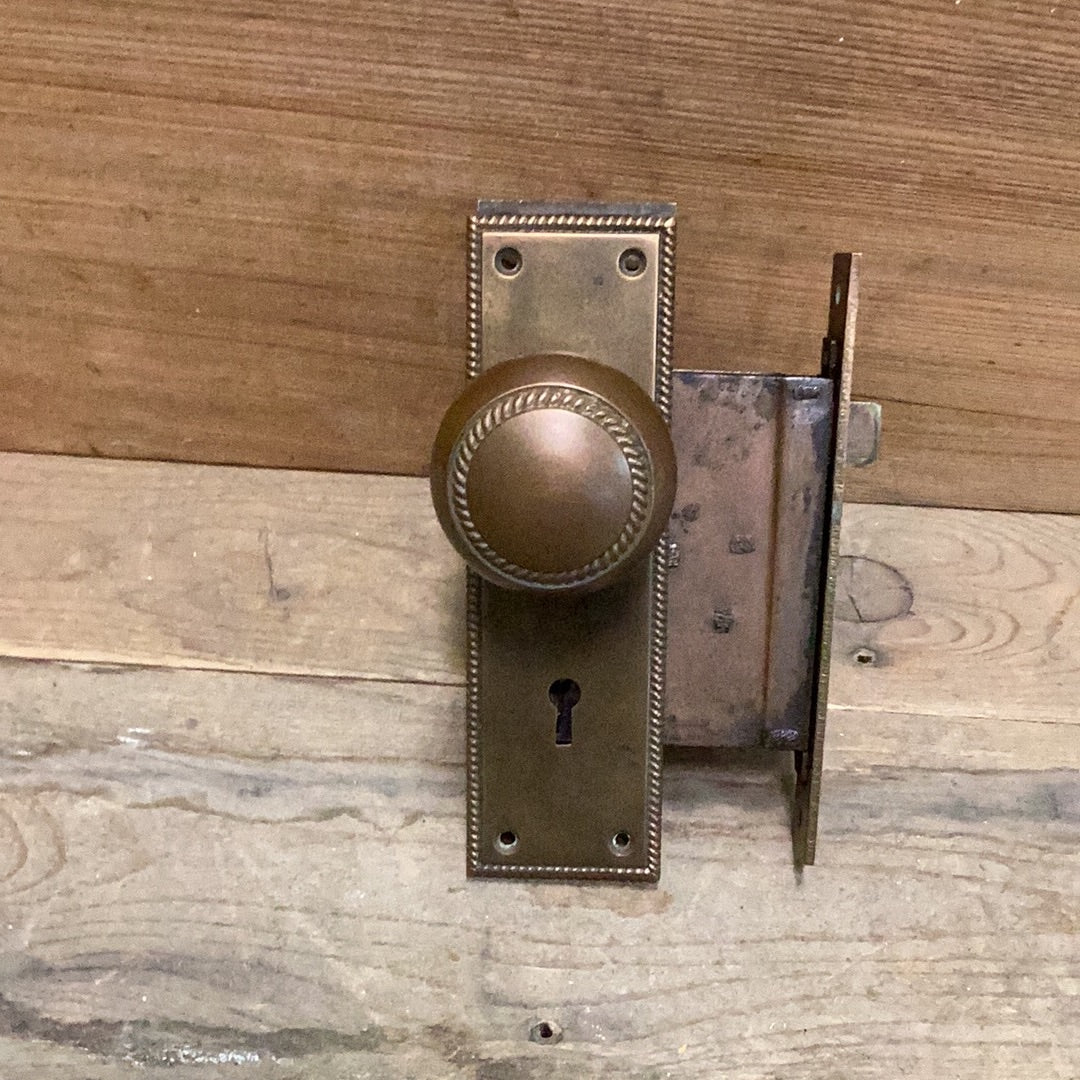 Vintage Mortise Lock Set