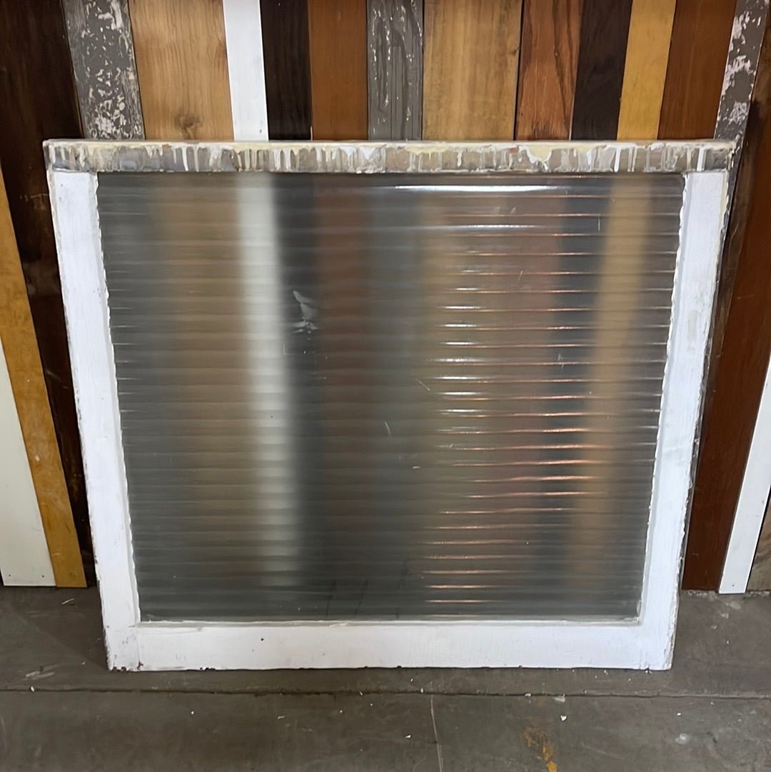 Fluted Glass Window