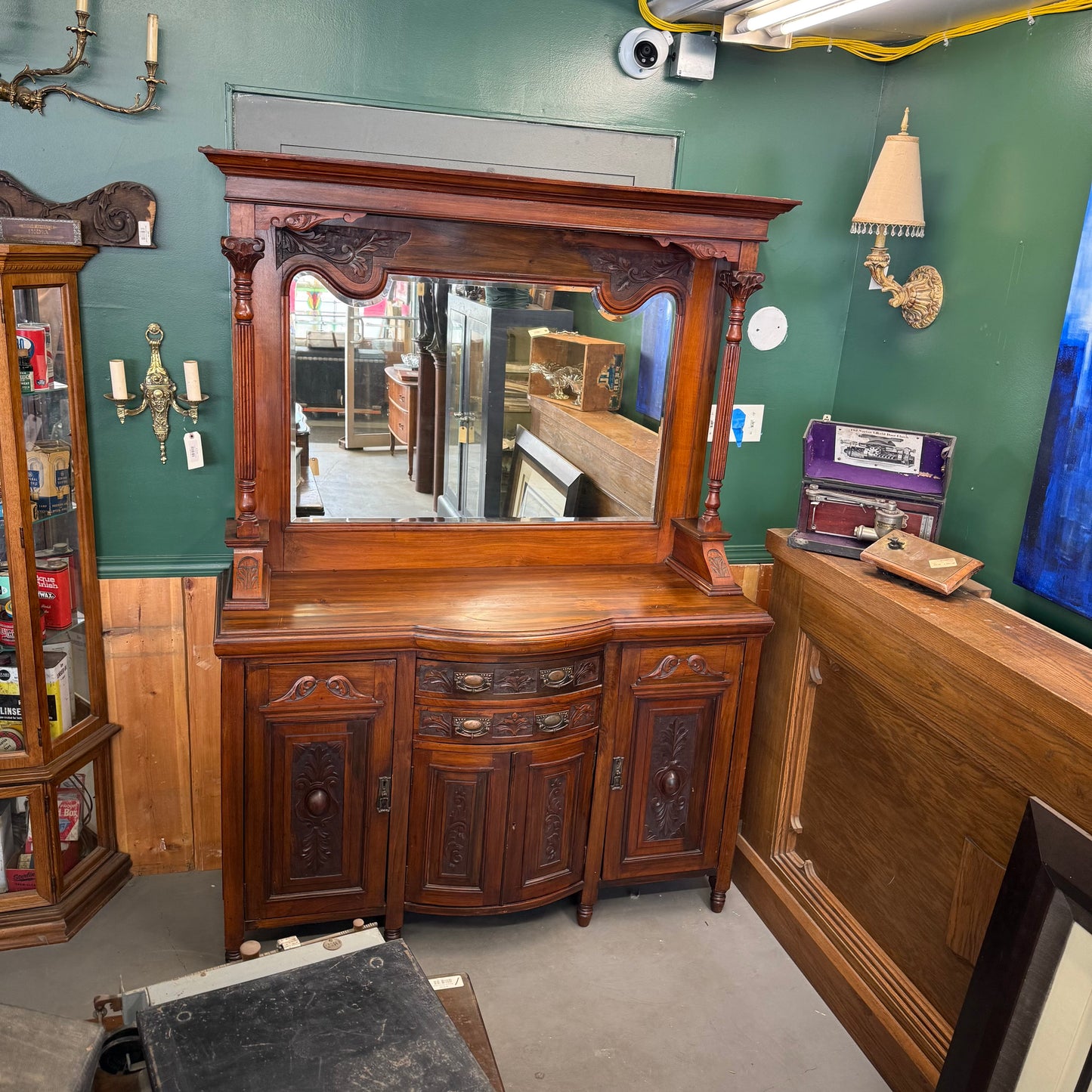Antique Walnut Sideboard