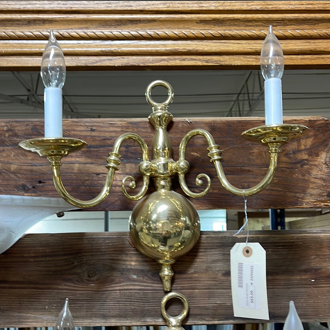 2Bulb Brass Sconce