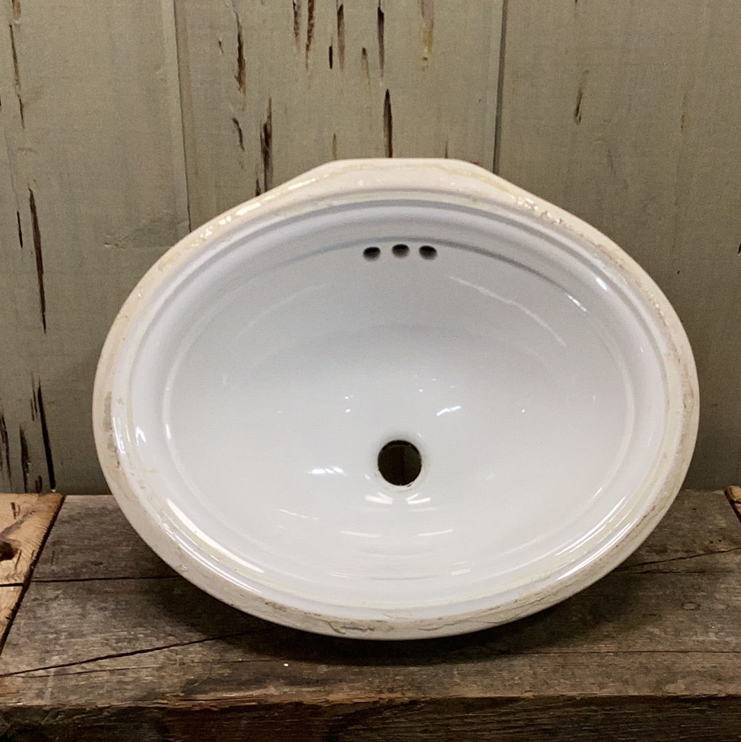 Oval Undermount Vanity Sink