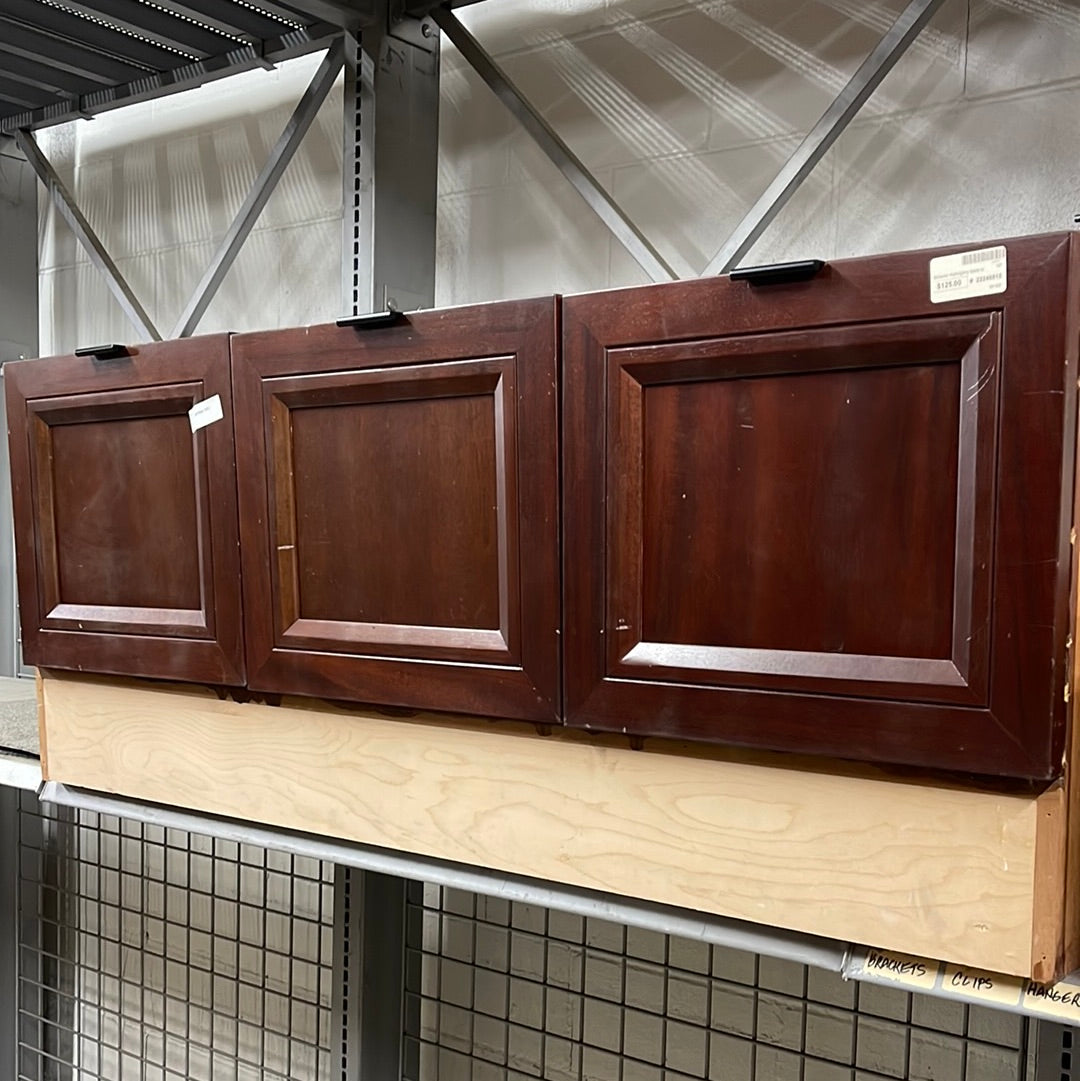 3drawer mahogany base cabinet