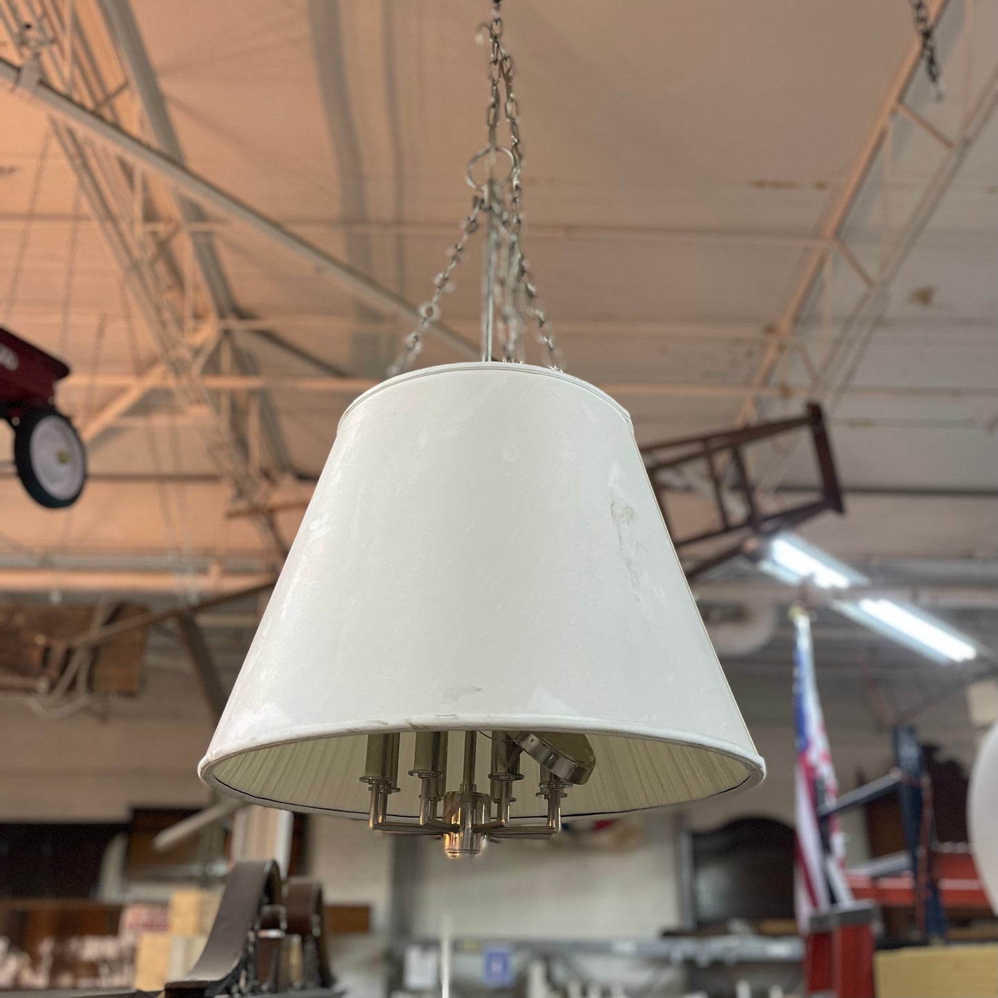 Large Shaded Pendant Light