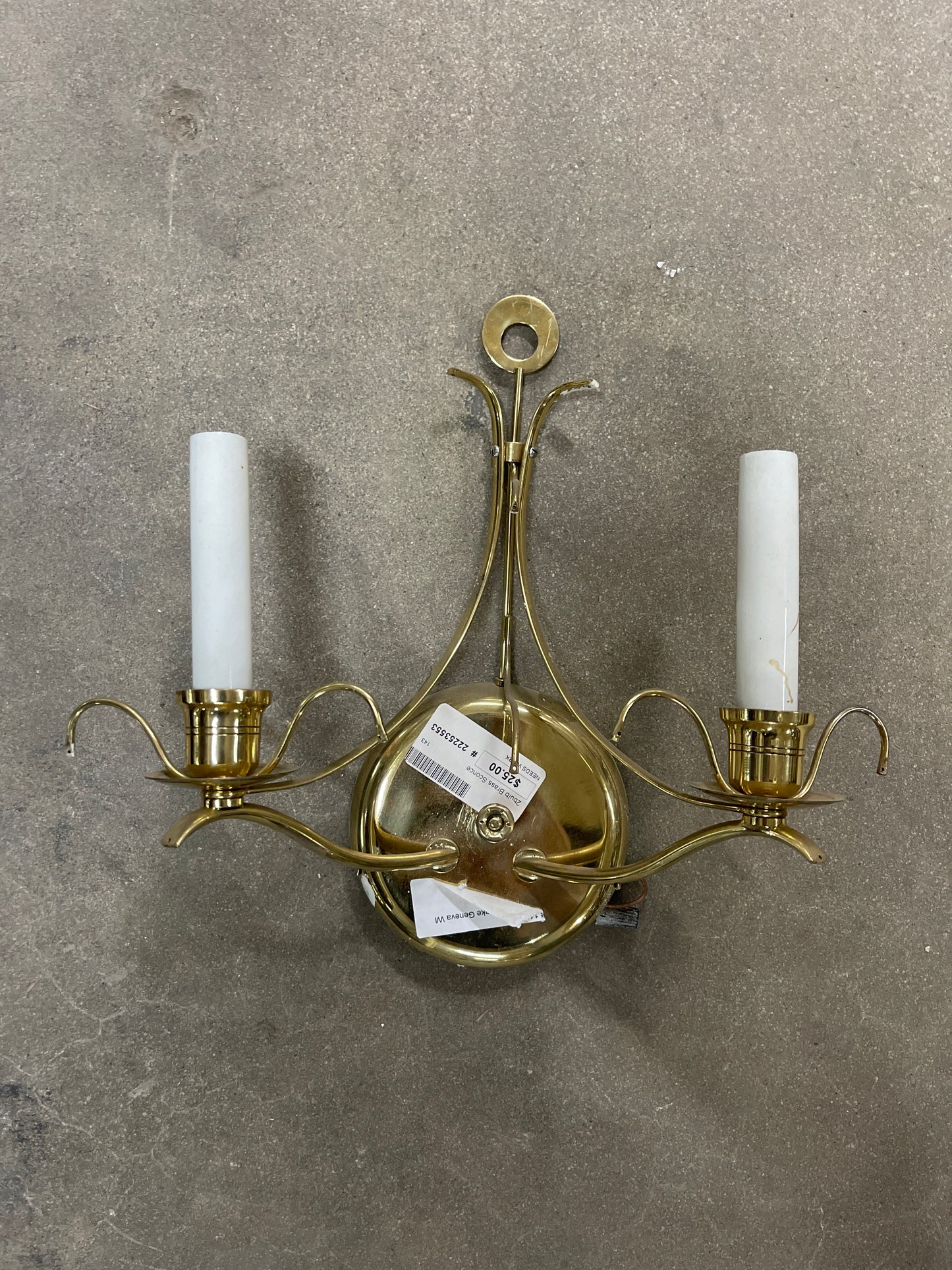 Brass Sconce