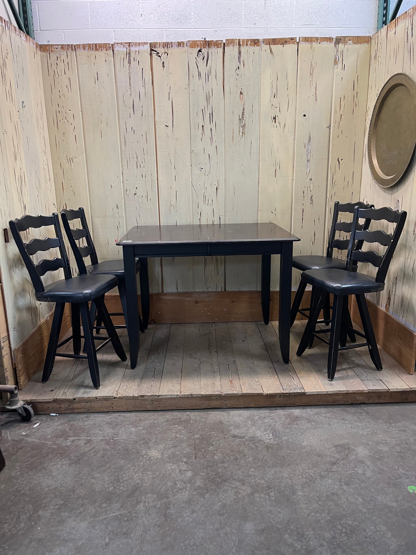 Wood Table And Chair Set