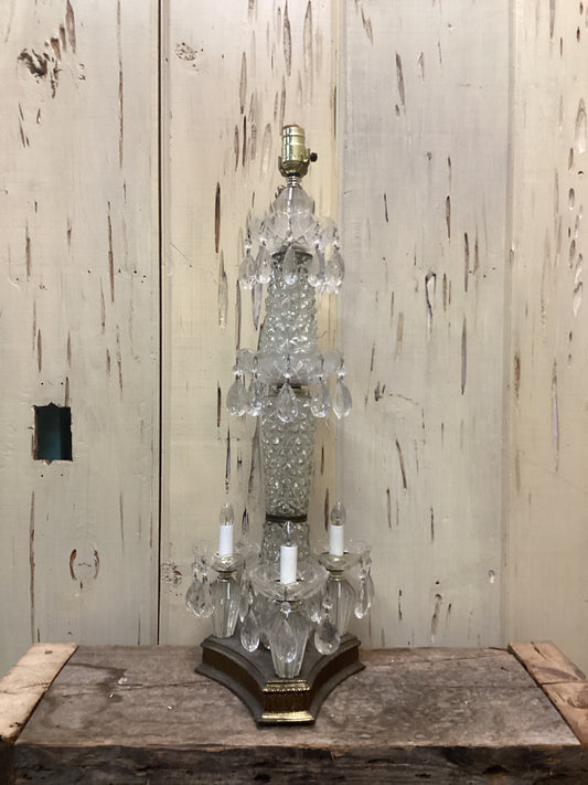 Vintage Crystal Table Lamp