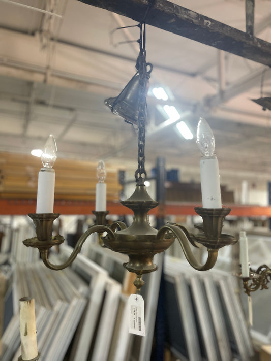 Vintage 4 Arm Chandelier