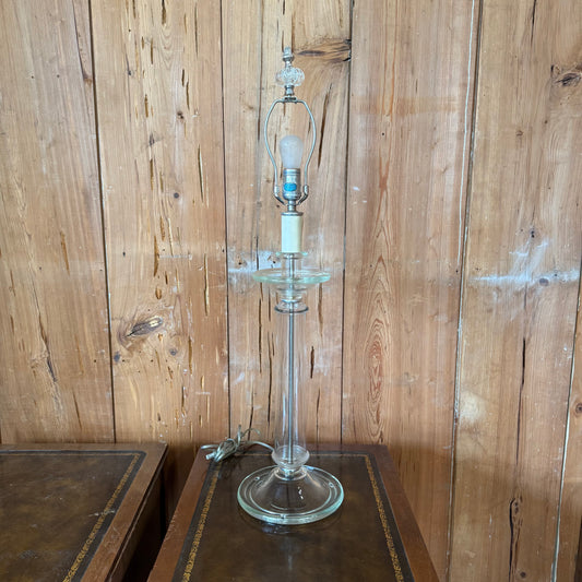 Vintage Glass Table Lamp