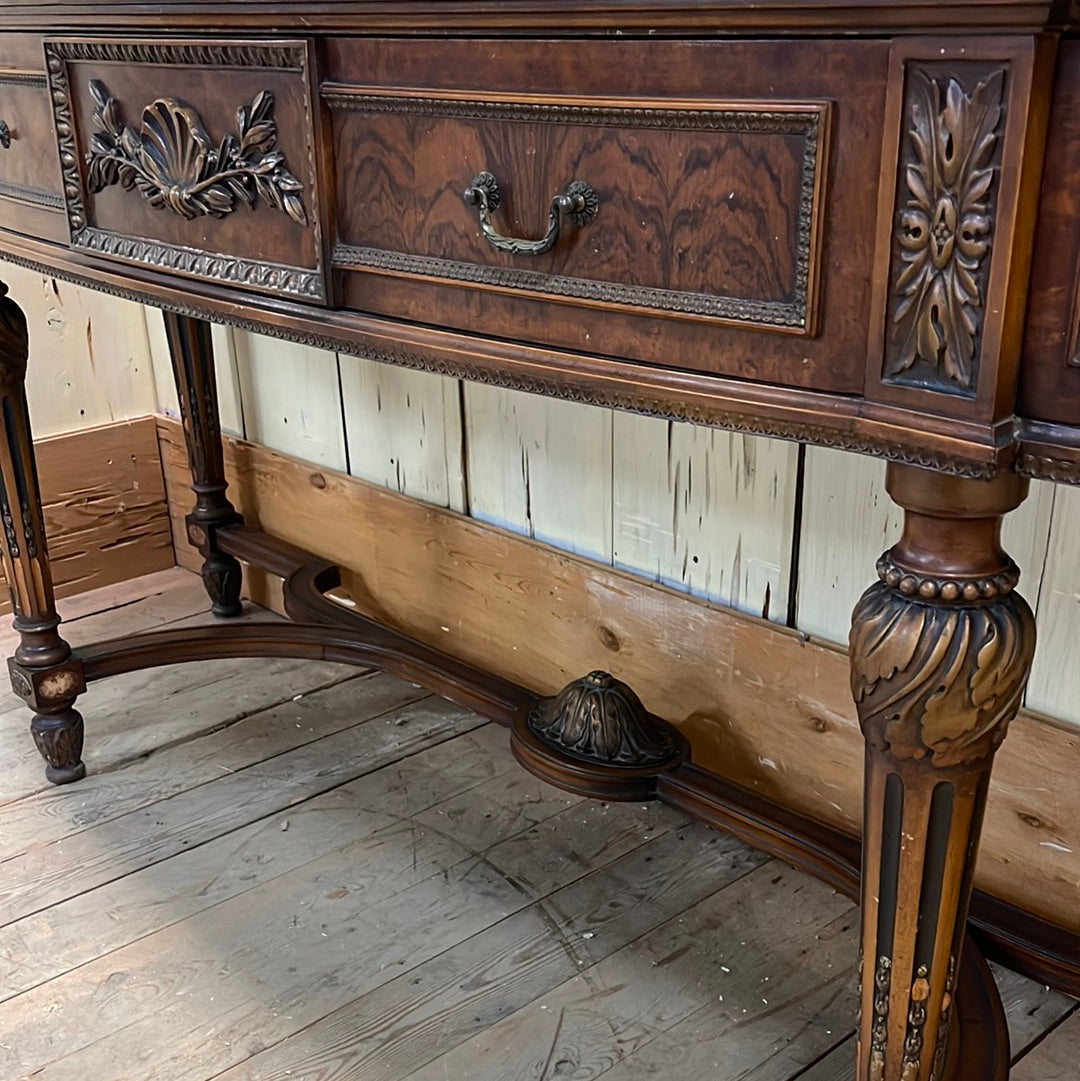 Antique Carved Rosewood Sideboard