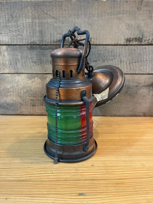 Antique Nautical Electric Lantern