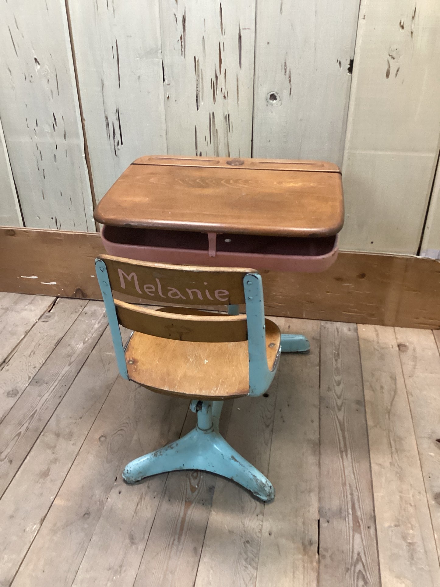 Vintage School House Desk