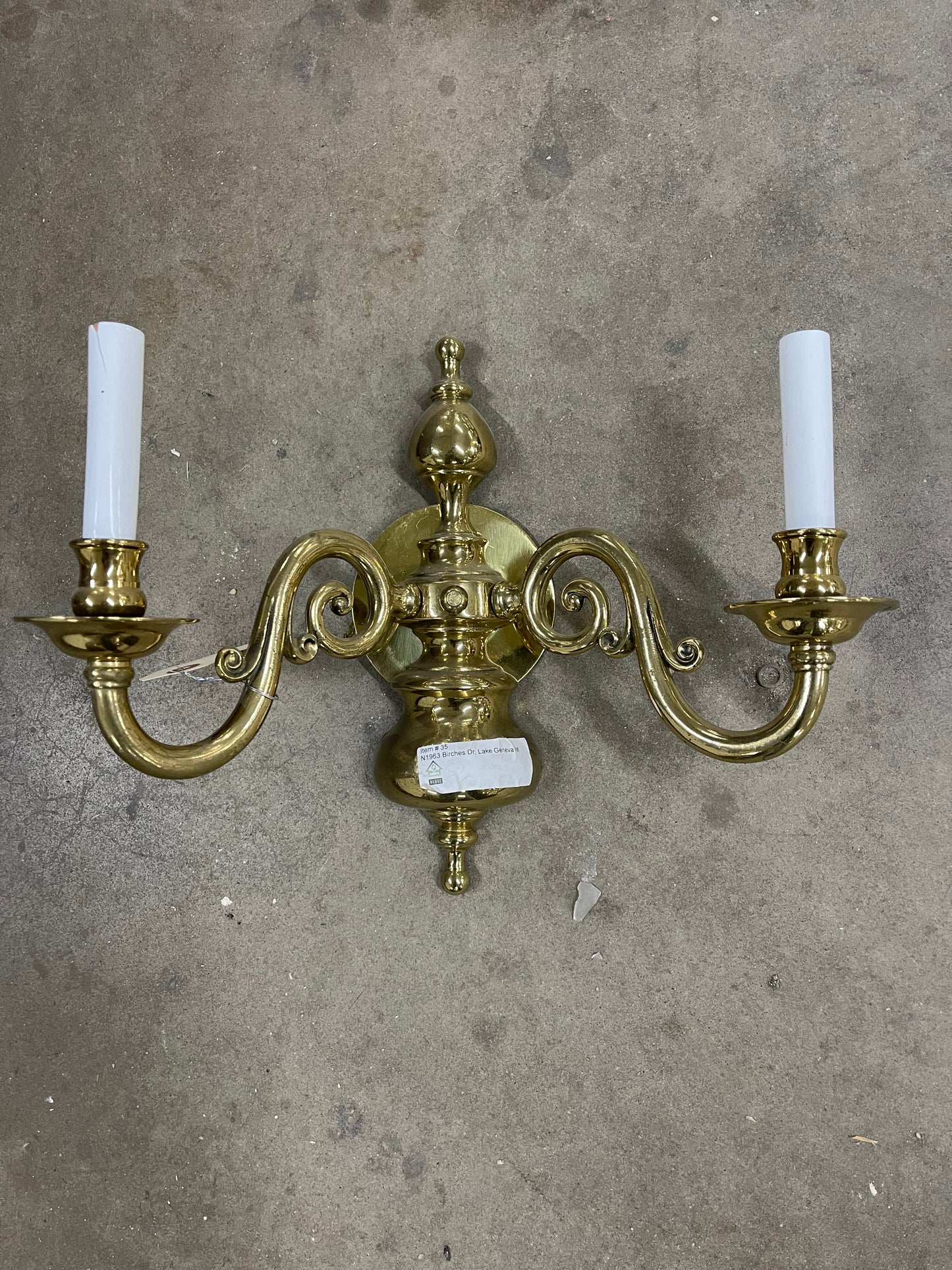 Brass Sconce