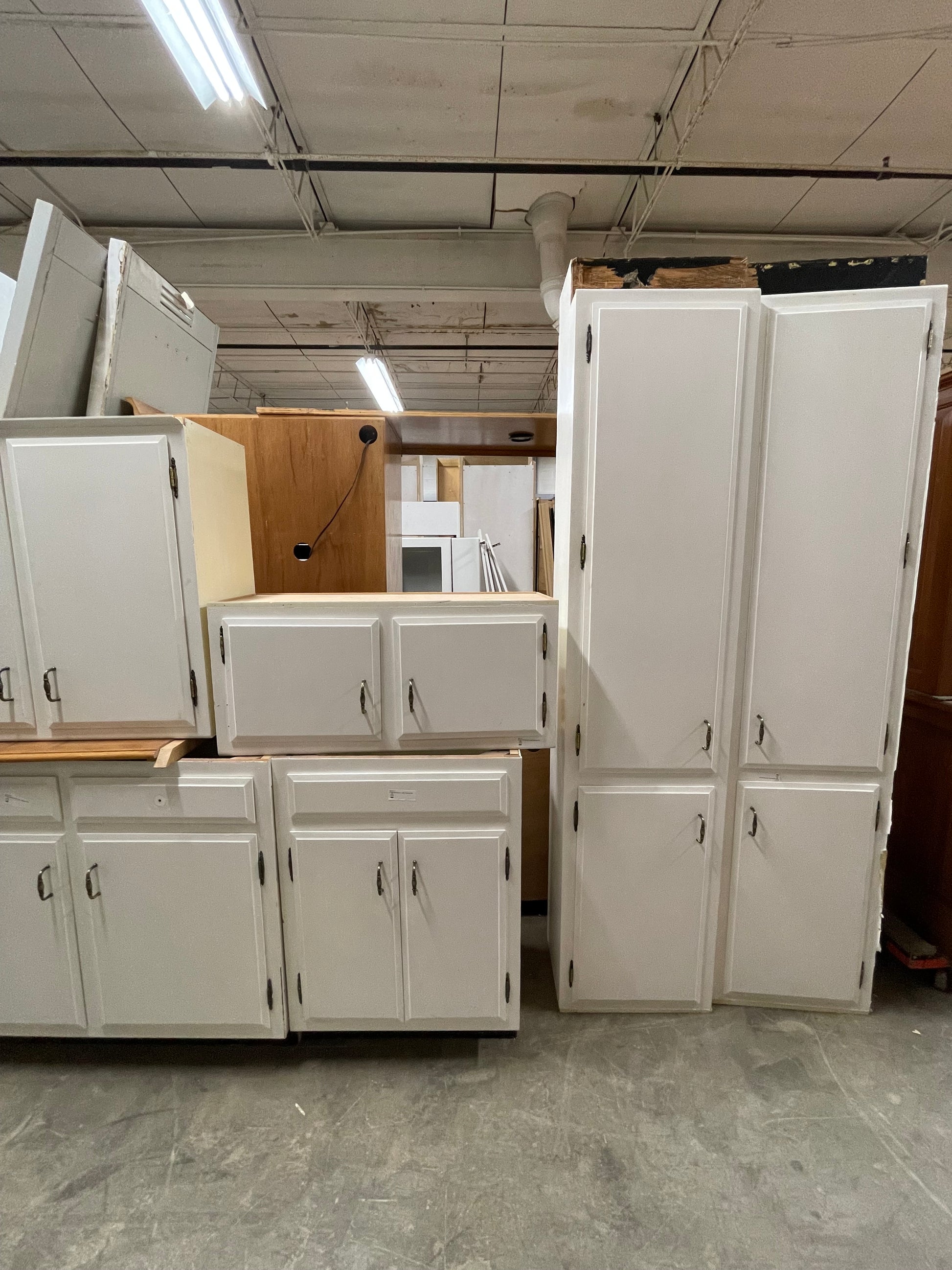 Mahogany Kitchen Cabinet Set – Reuse Depot, Inc.